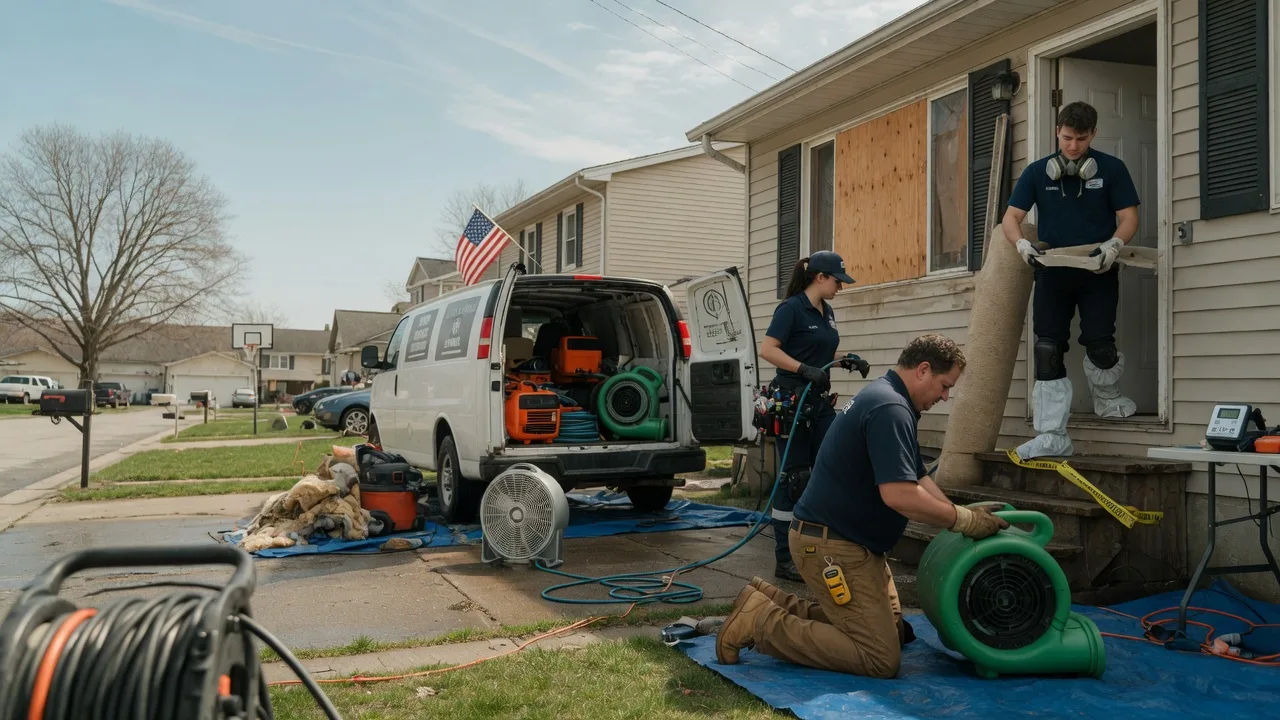 Water Damage Restoration in Zanesville, IN near me